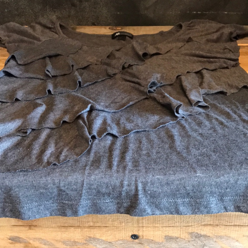 AB Studio Women's Size Small Short Sleeve Shirt👚